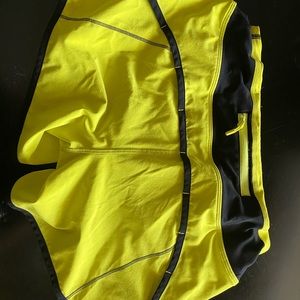 Yellow Lululemon Running Shorts Size 4